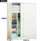 F款暖白色（160cm*50cm*180cm）