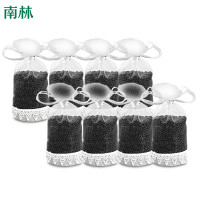 【SUV车型专用 送个性停车牌】南林 汽车用竹炭包新车除味活性炭包除甲醛异味塑料味烟味净化空气纱袋8袋装