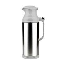 清水SHIMIZU 不锈钢热水瓶 玻璃内胆保温水瓶 双色随机 2L 3262-200(单位:个) 灰色