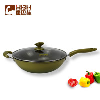 康巴赫陶晶炒锅32cm CTT32A1铁锅盒装锅（源于德国）