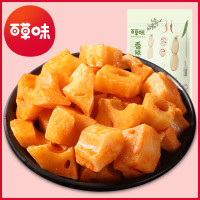 百草味 卤味小食 香辣卤藕180g 休闲零食小吃莲藕