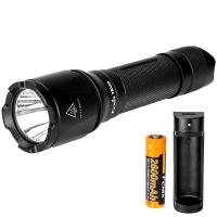 FENIX菲尼克斯便携式防水手电筒户外登山远射fenix高亮手电900l流明 TK09(2016)电池+充电器套装