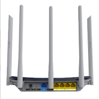 TP-LINK 双千兆路由器 无线家用1300Mbps 智能双频WDR6500千兆版 光纤宽带大户型穿墙