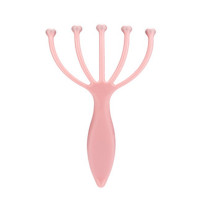 名创优品(miniso)滚珠五爪头部按摩器(粉色绿色蓝色随机发货)其它/送朋友/礼品 粉色