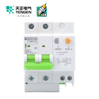 天正电气 TGBHLE-63 空气开关 2P C63A 30mA 335022300573 微型漏电保护断路器