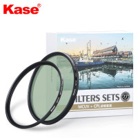 卡色（kase) 43mm 圆形滤镜套装 MC UV镜+CPL偏振镜二代滤镜 高清高透 多层镀膜 防油污 镜头滤镜