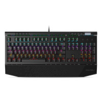 达尔优（dare-u）EK812升级版104键混光机械键盘 黑色茶轴