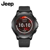 吉普(Jeep)手表男韩庚同款男士智能腕表 4G全网通多功能心率监测防水手表 50m防水指针电子表男 红色
