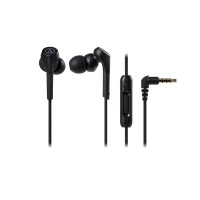 Audio Technica/铁三角 ATH-CKS550XIS 黑色 重低音手机通话入耳式耳机