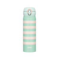 THERMOS膳魔师 保温杯 真空304不锈钢JNL-502G-PBD 500ML 粉蓝色条纹