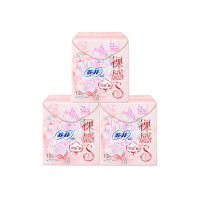 苏菲（SOFY）裸感S贵族棉25cm 12片 *3包 送裸感S贵族棉Mini