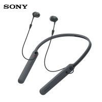 索尼（SONY） WI-C400无线运动蓝牙耳机 入耳式 立体声 双耳音乐耳机 运动跑步耳机 黑色