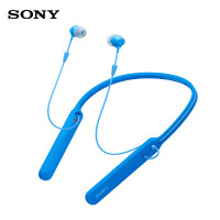 索尼（SONY） WI-C400无线运动蓝牙耳机 入耳式 立体声 双耳音乐耳机 运动跑步耳机 蓝色