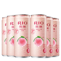 锐澳（RIO）洋酒 鸡尾酒 预调酒 百香果伏特加风味330ml*6罐