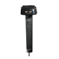 （DT）公牛(bull) 五插位 双USB 1.8米桌洞插接线板 GN-U2050(X) （单位：个）