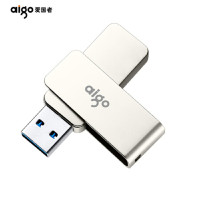 爱国者（aigo）128GB USB3.0接口 高速传输U330 全金属旋转U盘