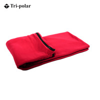 三极户外(Tripolar) TP2900 睡袋内胆抓绒单人舒适露营成人休闲旅行便携保暖隔脏睡袋 红色