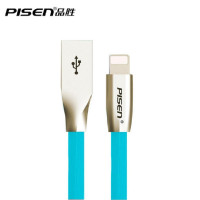 品胜(PISEN) 数据充电线 Apple Lightning 锌合金(1000mm)(湖水蓝)
