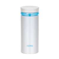 膳魔师(THERMOS) 不锈钢真空保温杯 情侣杯 160度回旋盖 JNO-250 250ML 颜色随机 白色