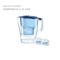碧然德(Brita)Aluna-XL-3.5L-B-GB-2 碧然德摩登滤水壶3.5L 蓝 双芯装 蓝色