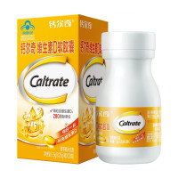 钙尔奇（Caltrate）维生素VD软胶囊中老年补钙助吸收 呵护骨骼健康 30粒