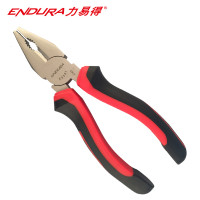 力易得（ENDURA）铬钒钢德式钢丝钳 克丝钳老虎钳断线钳 8英寸 货号E5333