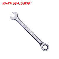 力易得（ENDURA） E2521全抛光棘轮两用开口梅花快速扳手18mm 1把（货期3-5天）
