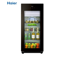 海尔(Haier)LC-158DH家庭营养保鲜冰吧 138L 离子杀菌茶叶饮料展示柜 一级能效 520*575*1300
