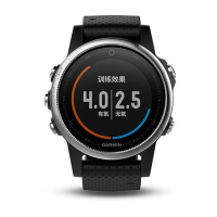 GARMIN佳明fenix5S飞耐时心率GPS登山游泳户外跑步运动智能功能手表防水100m（5S中文银黑普通）