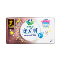 乐而雅 40cm*4宠爱肌丝薄超特长夜用护翼型卫生巾