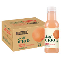 农夫山泉 水溶C100（西柚）混合果汁445ml*15瓶 整箱