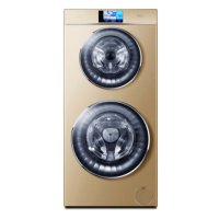 海尔（Haier）卡萨帝（Casarte）12公斤双子云裳双筒洗 智能APP控制滚筒（香槟金）C8 U12G1
