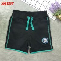 史努比(SNOOPY)童装正品儿童3-12岁短裤夏装纯棉宝宝男童黑色外穿裤子薄款热裤沙滩打底裤90-140cm 黑色 140#适合身高130-140cm