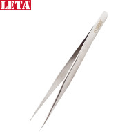 勒塔(LETA)不锈钢防磁加硬长尖嘴镊子LT-LE274