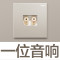 一位音响插