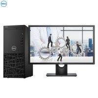 戴尔(DELL)成铭3980 台式电脑 19.5英寸显示器（I3-8100 8G 1T+128G固态 刻录 2G独显）