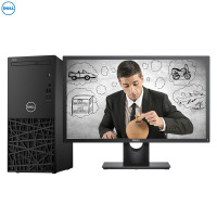 戴尔(DELL)成铭3980 台式电脑 23.8英寸显示器（I3-8100 16G 1T+128G固态 刻录 2G独显）