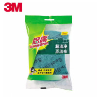 3M XY003832561 3M 思高超洁净百洁布5片装 1包