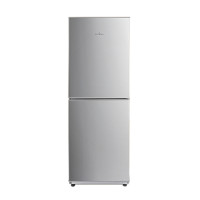 美的（Midea）BCD-176M 双门冰箱家用小型电冰箱 静音节能 176升 银色