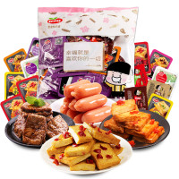 口水娃 零食大礼包 肉类豆干 鱼肉美食量贩组合500g/袋