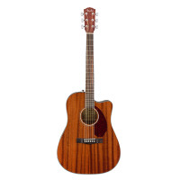 芬达自营 Fender CD-140SCE系列 原声 单板全桃花芯木 民谣缺角电箱木吉他41英寸 自然色+送琴箱 自然色