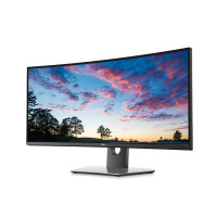 戴尔 U3419W 34英寸 曲面屏 2K显示器21: 9 护眼不闪屏显示器 曲面屏