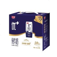 光明 优加纯牛奶 200ml*12盒钻石装