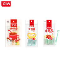 宜洁 一次性小调羹10只Y-9413 一次性咖啡勺20只Y-9414 一次性水果叉30只 Y-9415