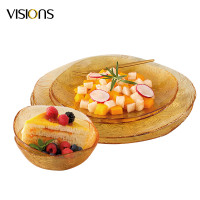 康宁（VISIONS）琥珀色餐具幻彩系列8件组 VS-AMW8/KZ
