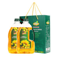 幸福生活葵花橄榄香型食用植物调和油 1.8L*2礼盒装