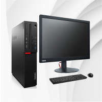 联想 M4600 i5-7400/4G/1T/22寸屏显示器，win7