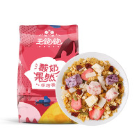 王饱饱酸奶果然多烘焙可干吃可冲泡燕麦片 400g