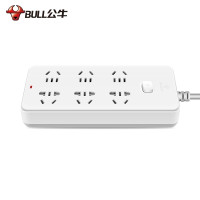 【精选】公牛(bull)美标欧英标港版插线板 GN-109K（无线无插头）