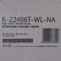 科勒（(KOHLER）废弃食物处理器垃圾处理器K-24486T-WL-NA